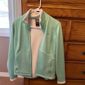 Mint Green North face Jacket